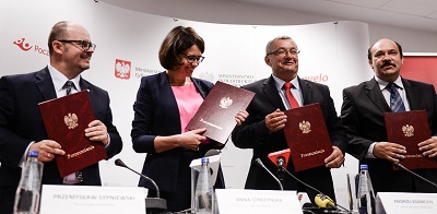 Poczta Polska strategicznym partnerem w budowie e-państwa – porozumienie z Ministerstwem Cyfryzacji oraz Ministerstwem Infrastruktury i Budownictwa  